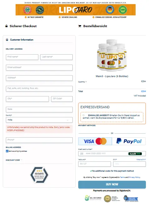 Lipojaro- Secure Page